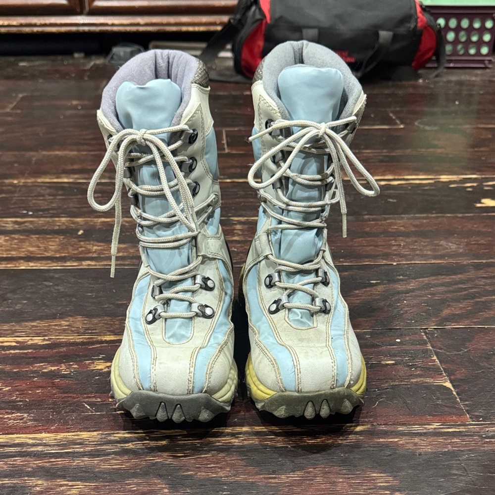 Athletech Light Blue and Gray Winter Boots
